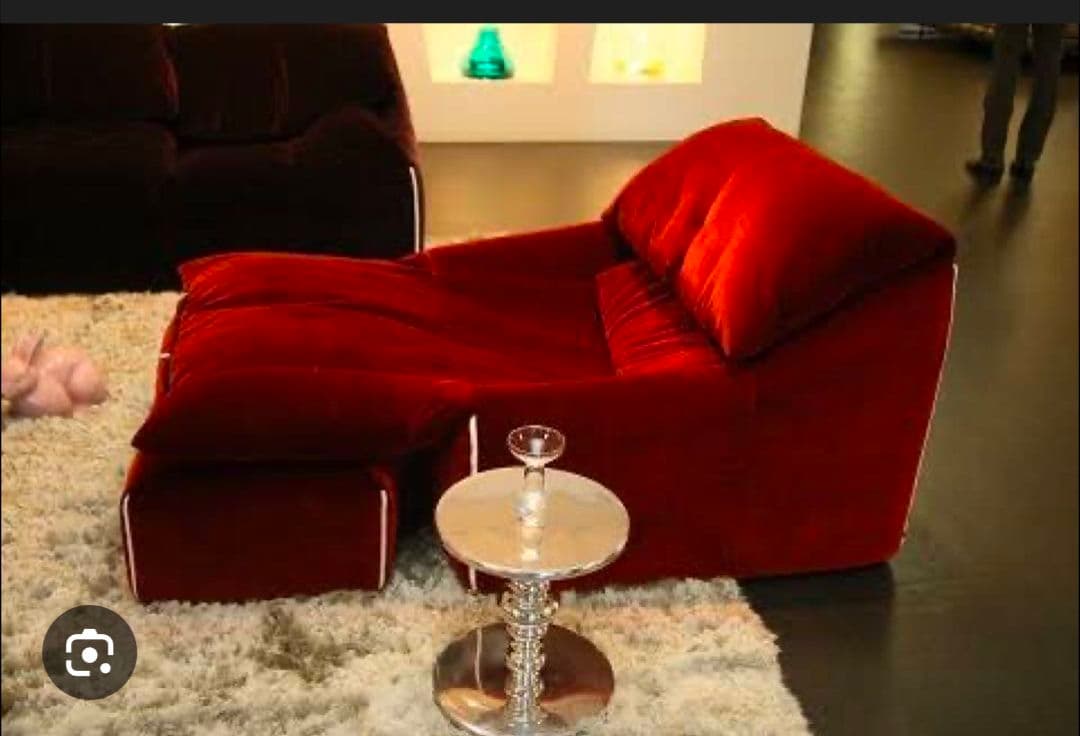 稀少モデル【ligne roset】リーン ロゼ プリューミー 1Pソファ＆パフ