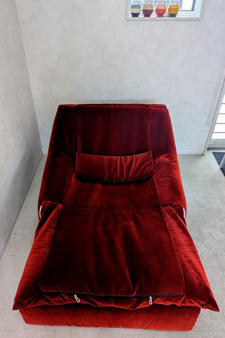 稀少モデル【ligne roset】リーン ロゼ プリューミー 1Pソファ＆パフ
