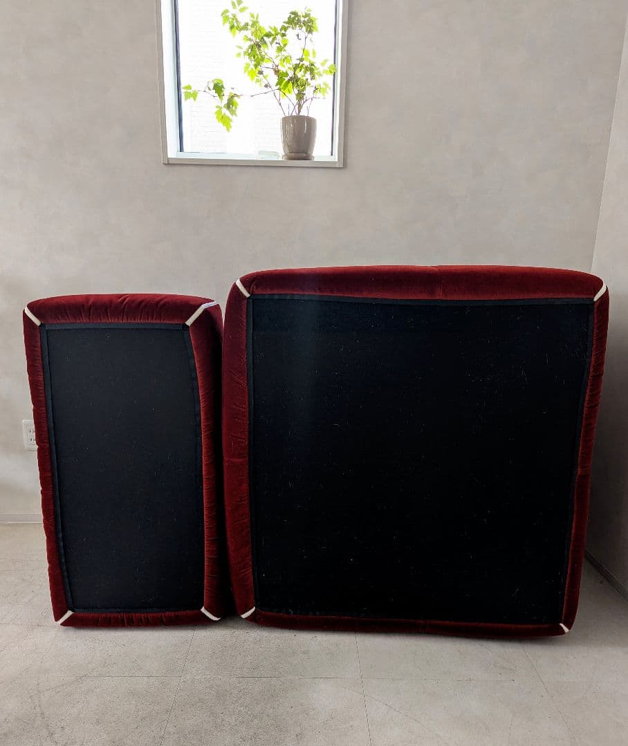 稀少モデル【ligne roset】リーン ロゼ プリューミー 1Pソファ＆パフ