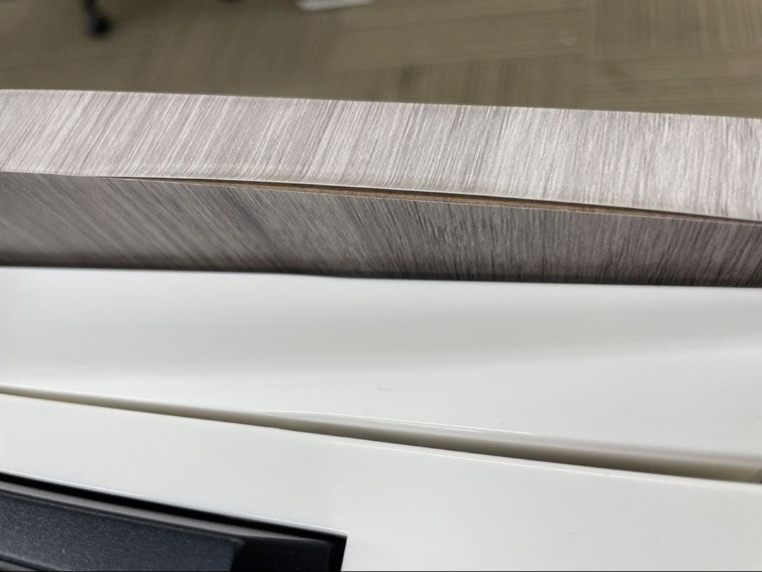 スタンド付き　電子ピアノ88鍵盤　給電タイプ　木目調ボディ　グレー