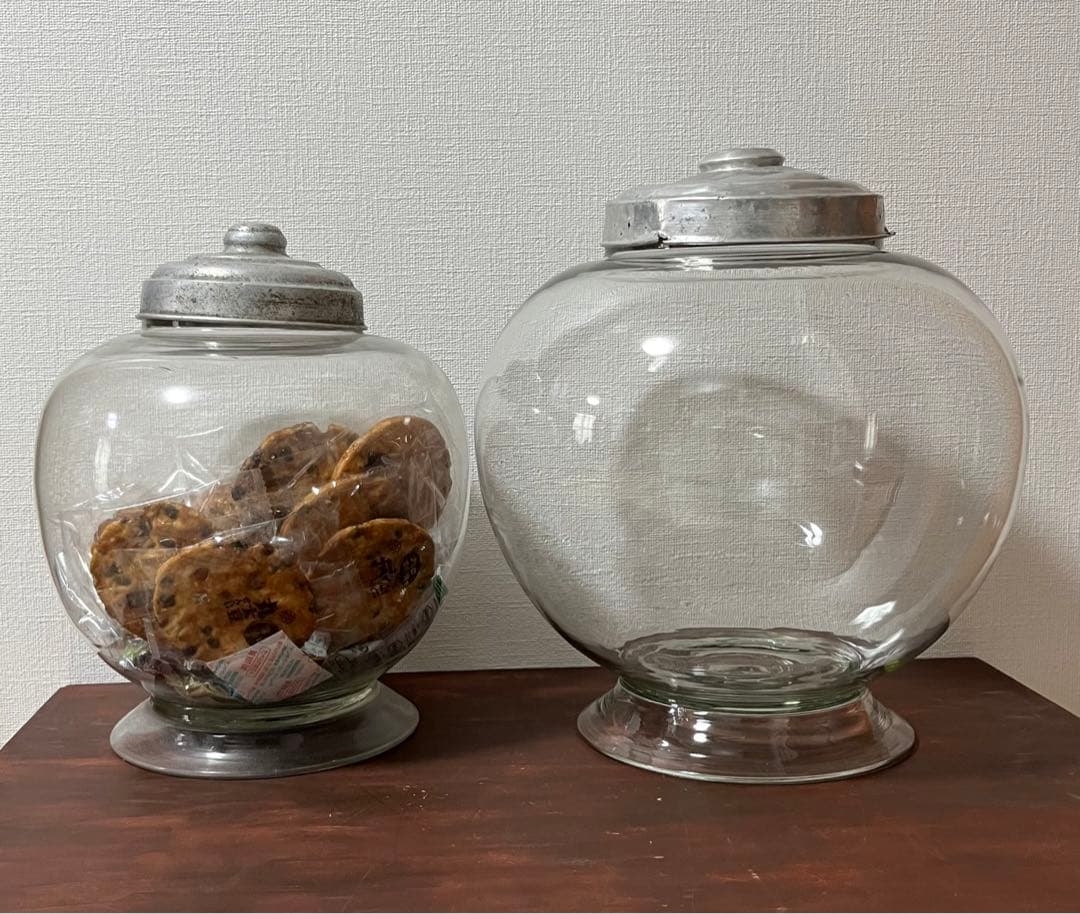 【珍品】　昭和レトロ　大きな地球瓶　駄菓子瓶