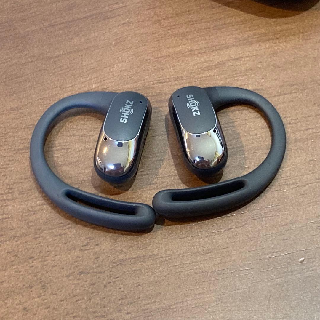SHOKZ OPENFIT AIR ブラック ワイヤレスイヤホン