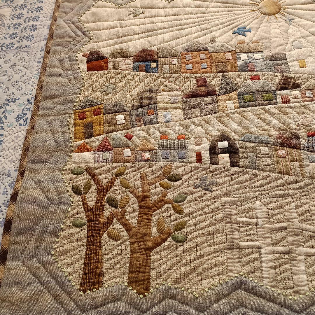 ♪パッチワークキルト・タペストリー♪　ハンドメイド