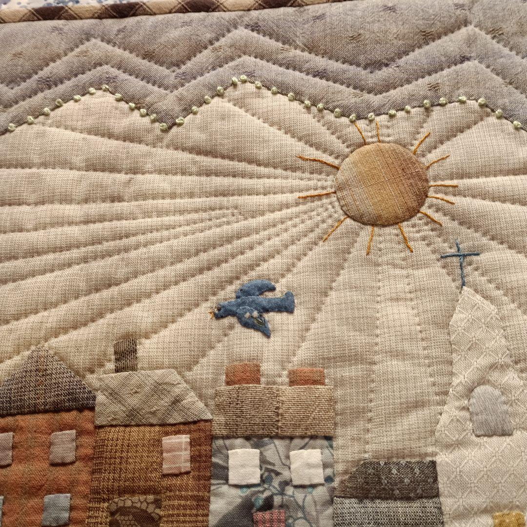 ♪パッチワークキルト・タペストリー♪　ハンドメイド