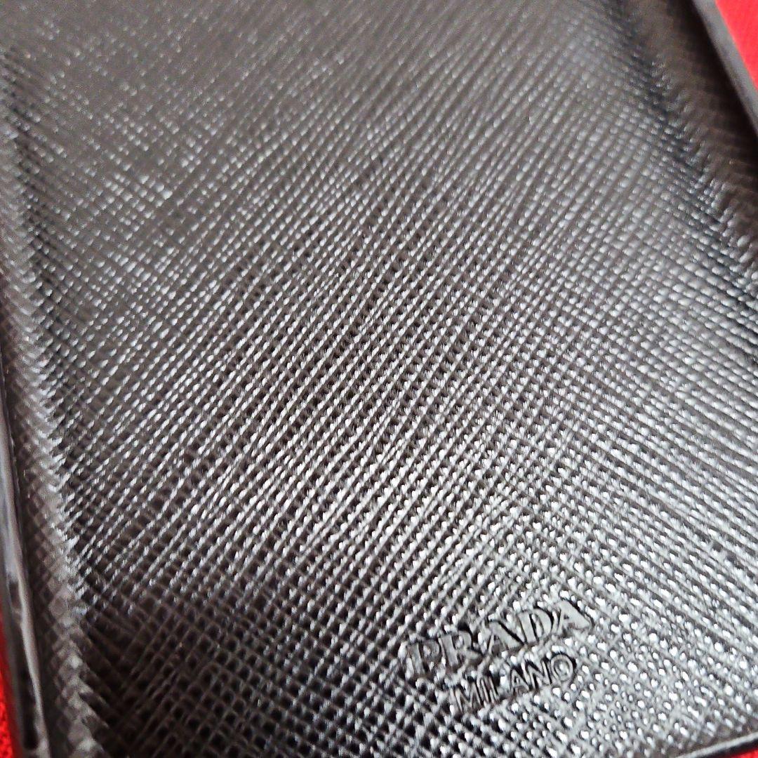 美品☆PRADA☆プラダ☆iPhone Xケース☆サフィアーノ☆レザー☆黒！
