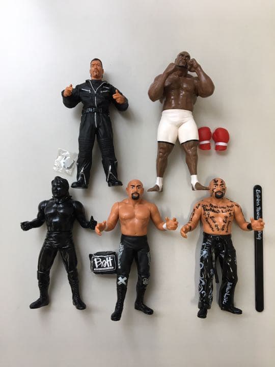 プロレス　フィギュア　５体セット
