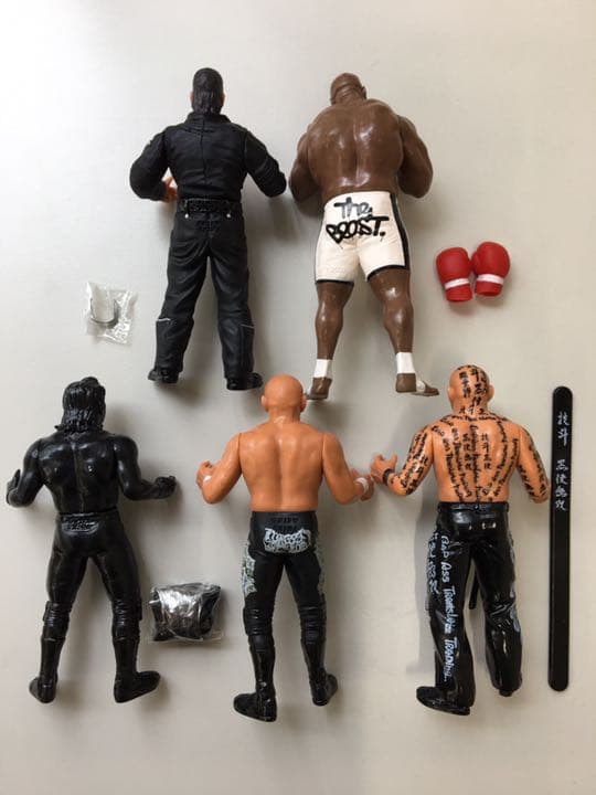 プロレス　フィギュア　５体セット