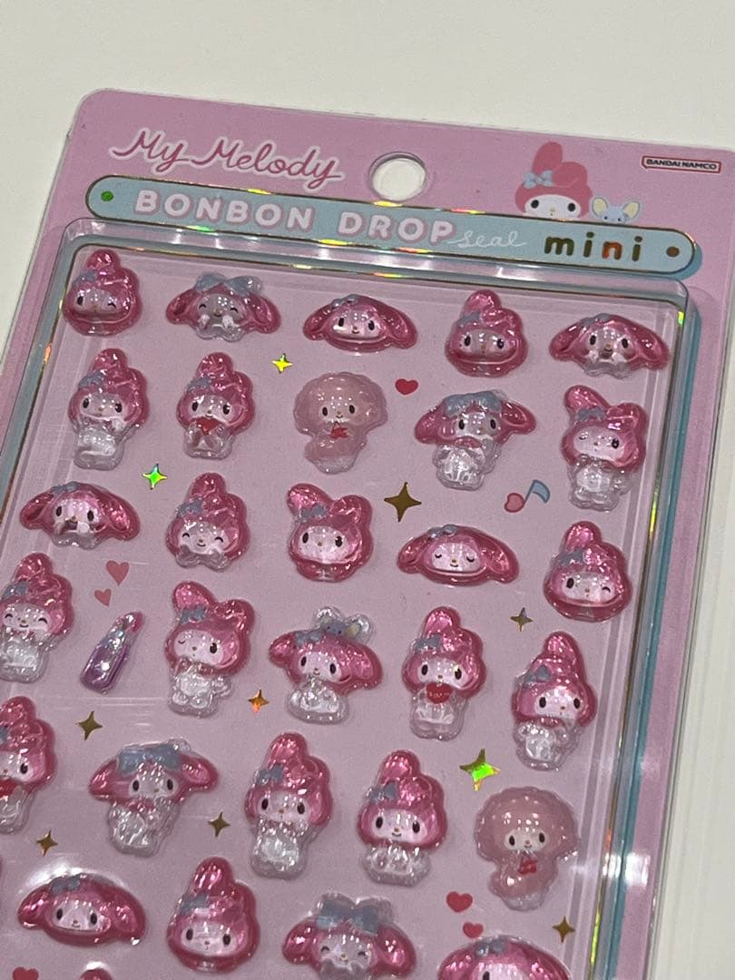 店頭完売 BONBON DROP seal mini 6枚 クロミ マイメロ他