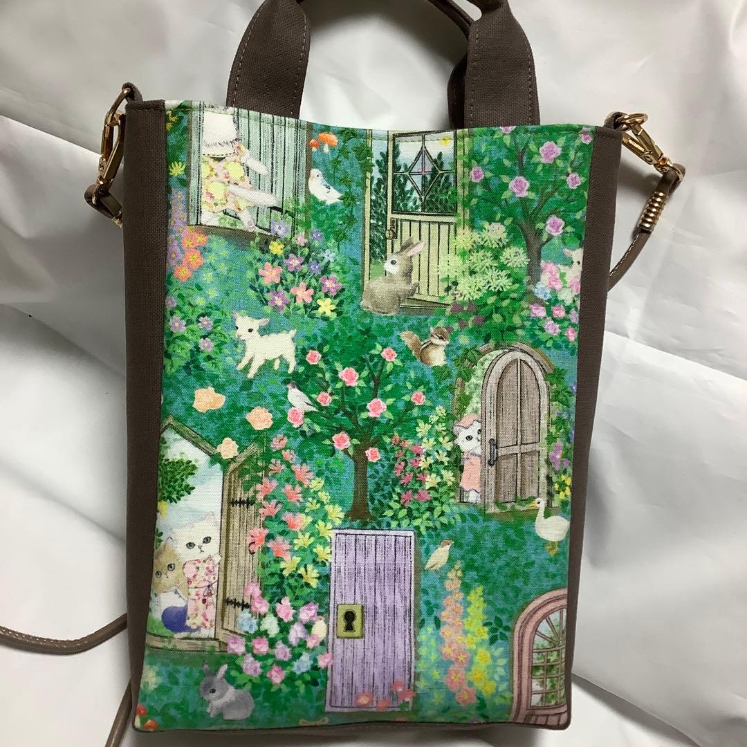 ユキエモン　yukiemon ハンドメイド　ファスナーポーチ　ポシェット　マルチ