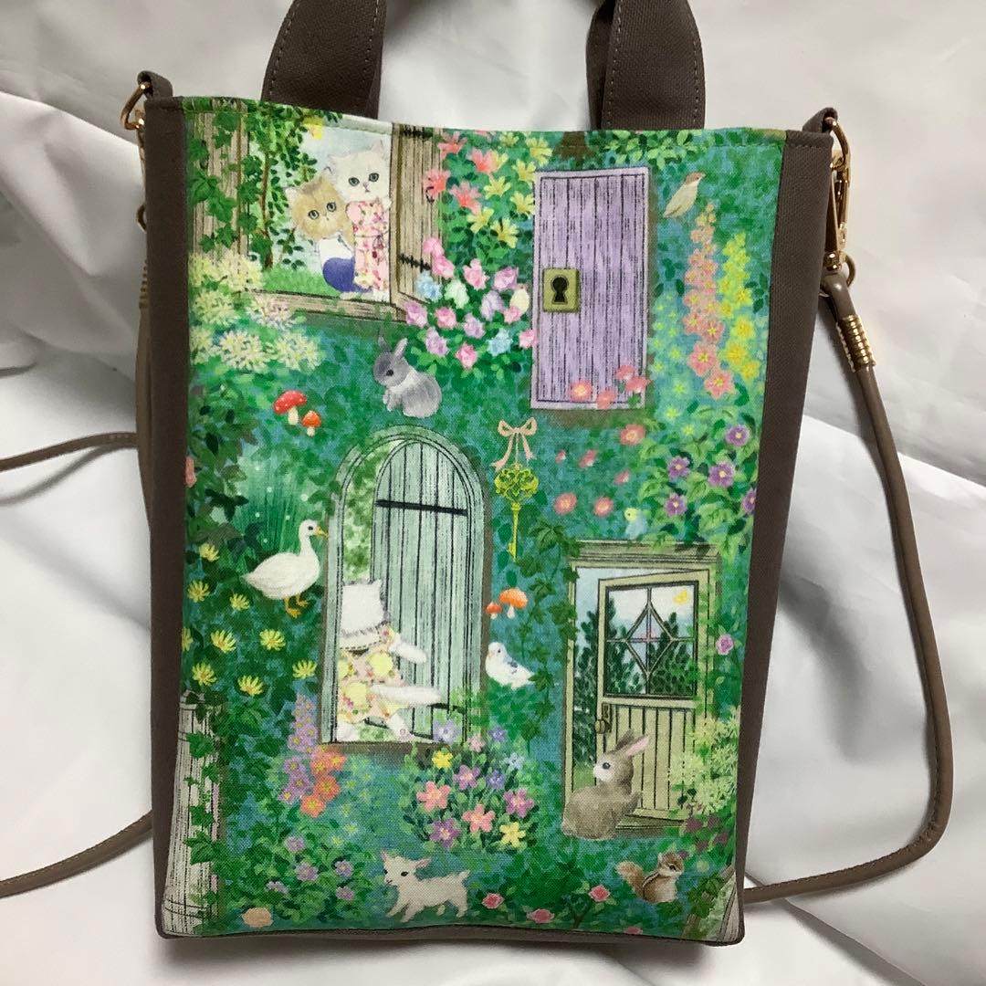 ユキエモン　yukiemon ハンドメイド　ファスナーポーチ　ポシェット　マルチ