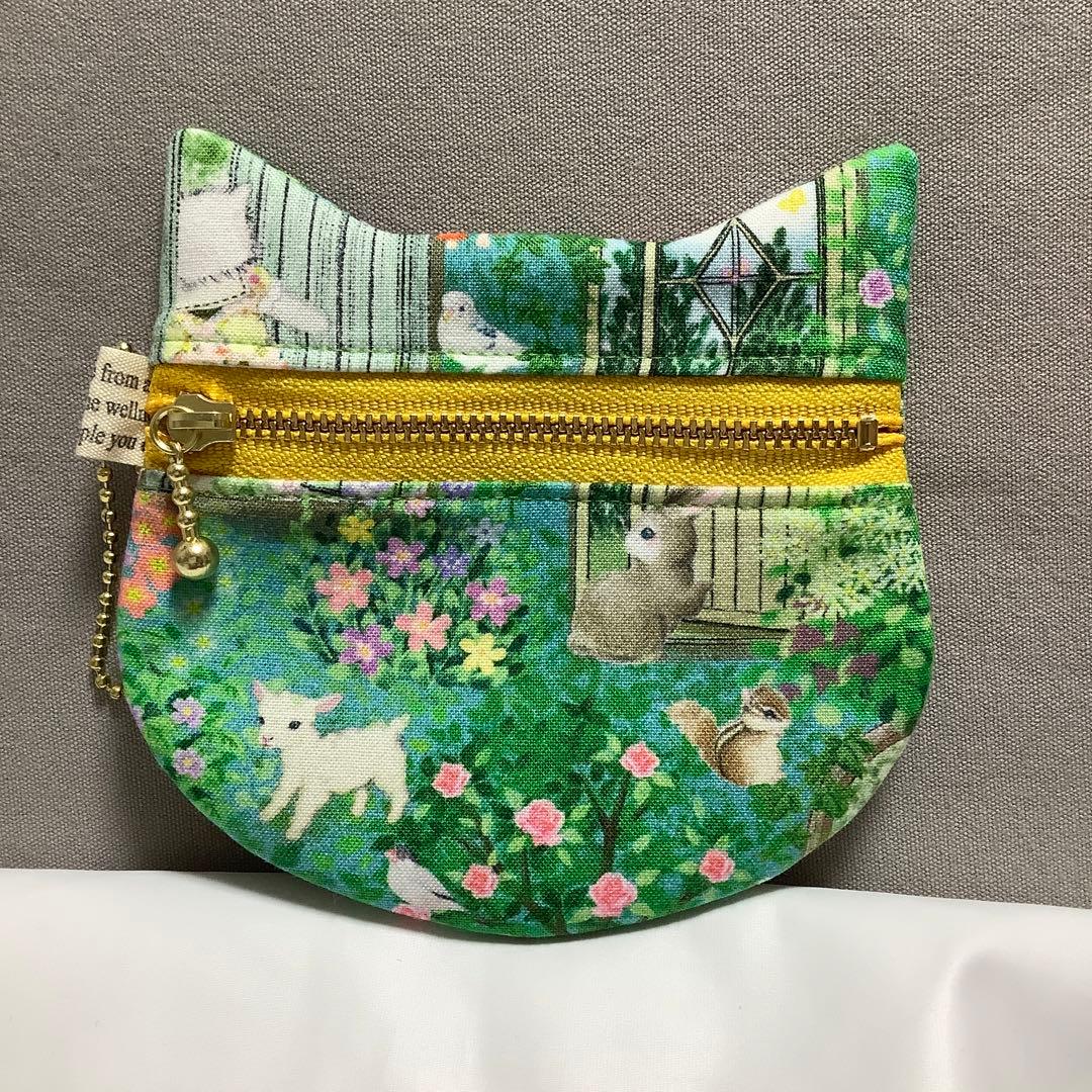 ユキエモン　yukiemon ハンドメイド　ファスナーポーチ　ポシェット　マルチ