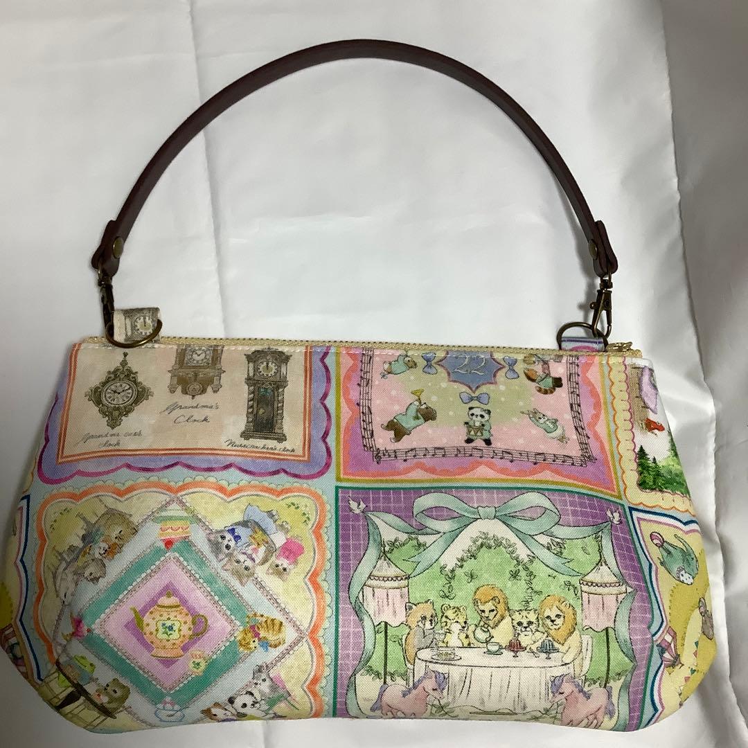 ユキエモン　yukiemon ハンドメイド　ファスナーポーチ　ポシェット　マルチ