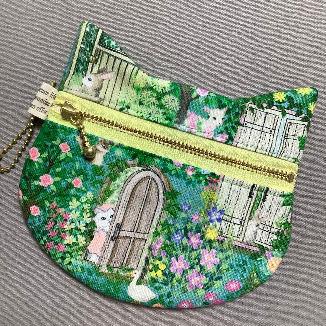 ユキエモン　yukiemon ハンドメイド　ファスナーポーチ　ポシェット　マルチ