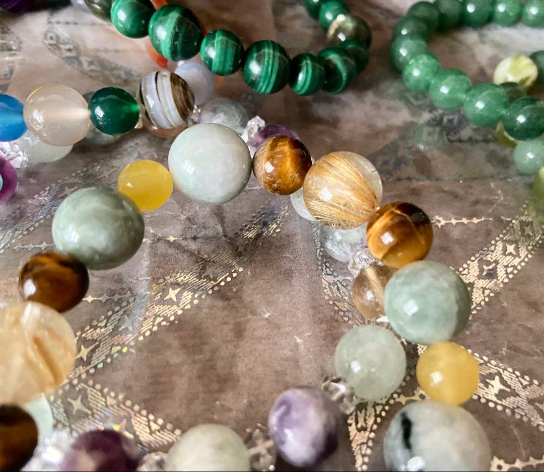 もりっと特盛⭐︎天然石ブレスレット詰め合わせ