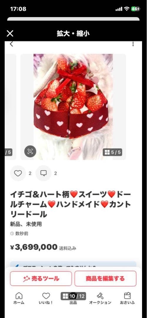 みえりん♥さん専用❤️2点❤️ドールチャーム❤️ハンドメイド ❤️カントリードール