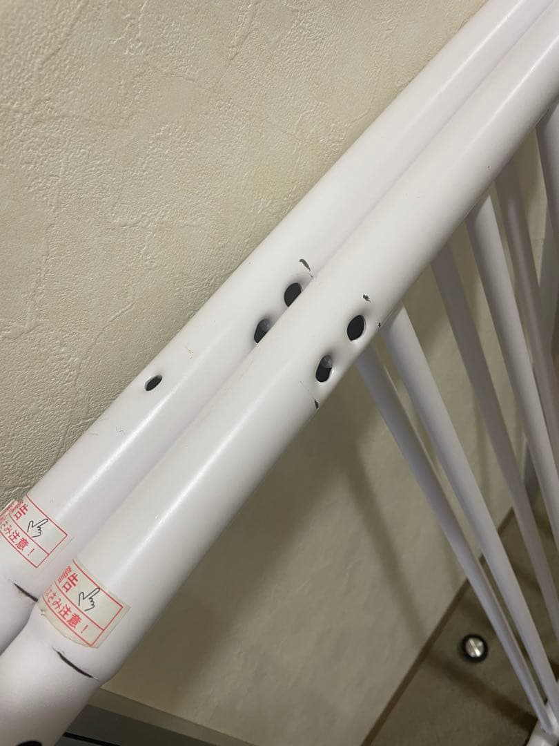 【直接引き取り】1年使用　ニトリ スチールハイベッド　HB001WH