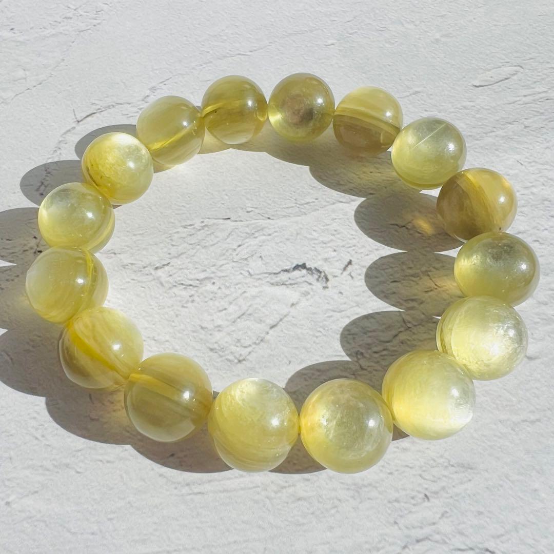 天然石　ゴールデンマイカ　ブレスレット(N-365)