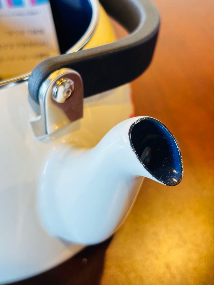 【限定品・未使用】富士ホーロー メモリーズ 花柄ケトル2.5L