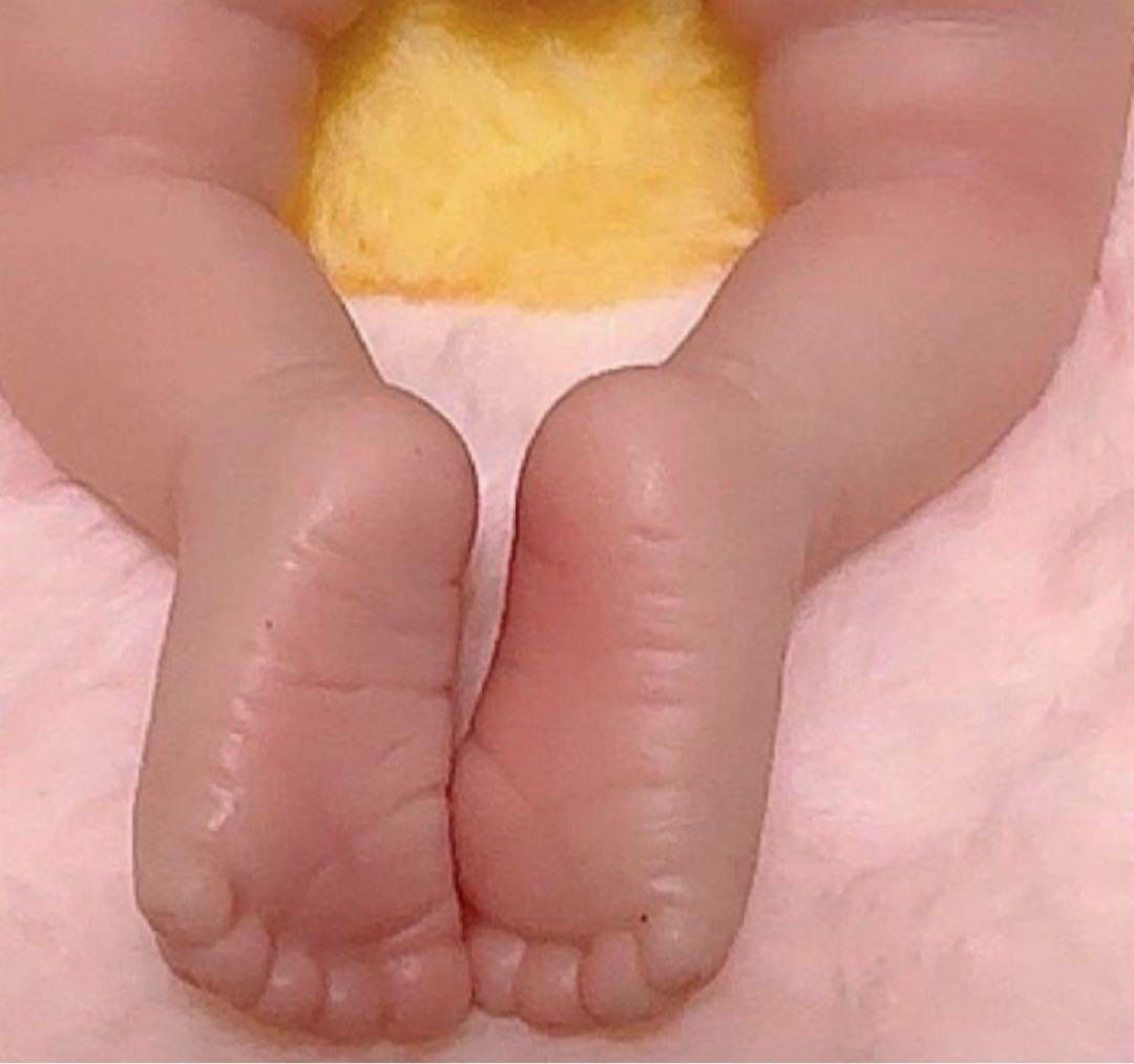 訳あり★新品★リボーンドールフルシリコン日本人顔ベビーちゃん男の子 28cm