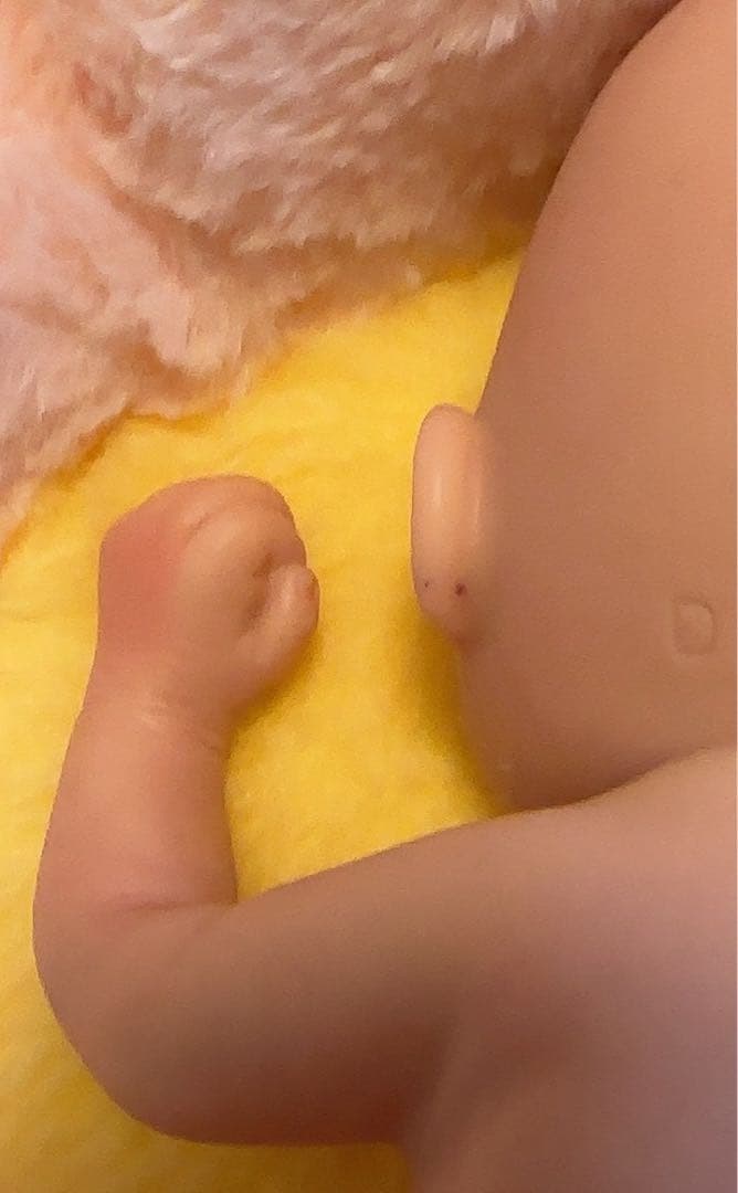 訳あり★新品★リボーンドールフルシリコン日本人顔ベビーちゃん男の子 28cm