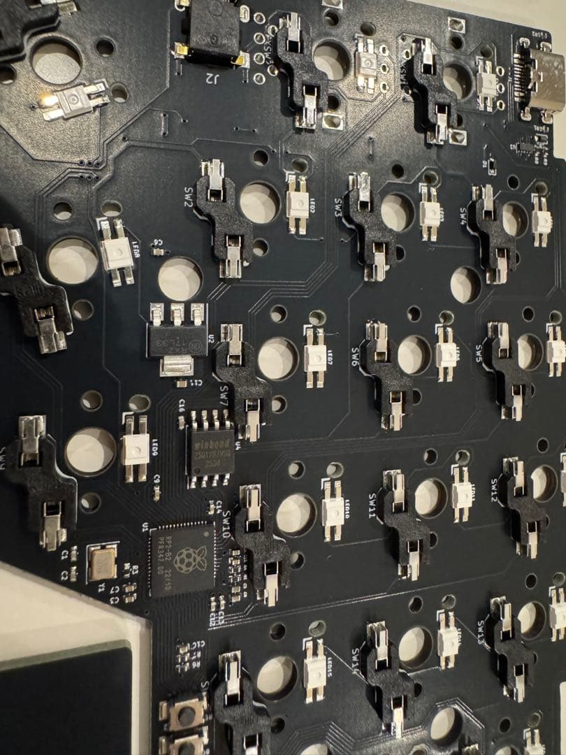 corne v4.1 chocolate ロープロファイル　動作確認済PCB基板