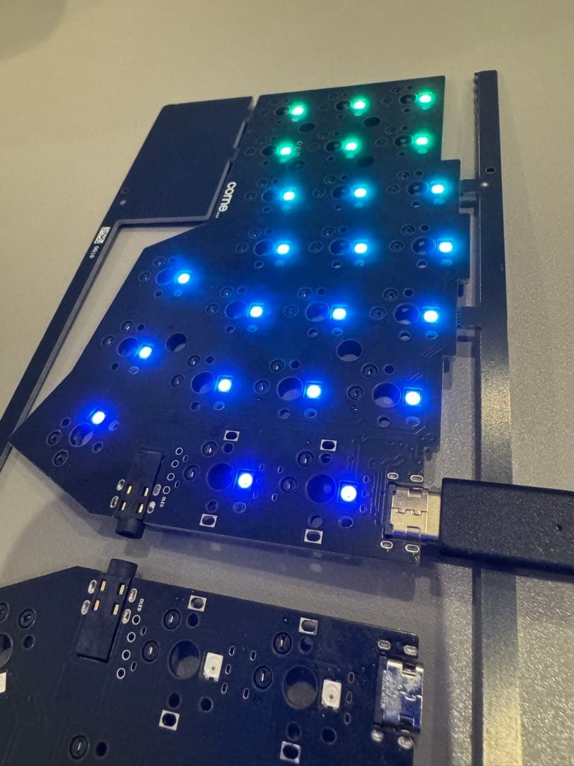 corne v4.1 chocolate ロープロファイル　動作確認済PCB基板