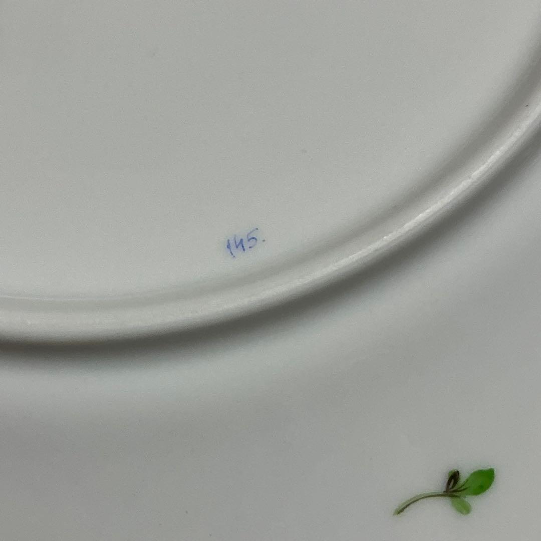 ako様　ヘレンド　南京ブーケ　NB シリーズ　プレート　型番517 花柄波型皿