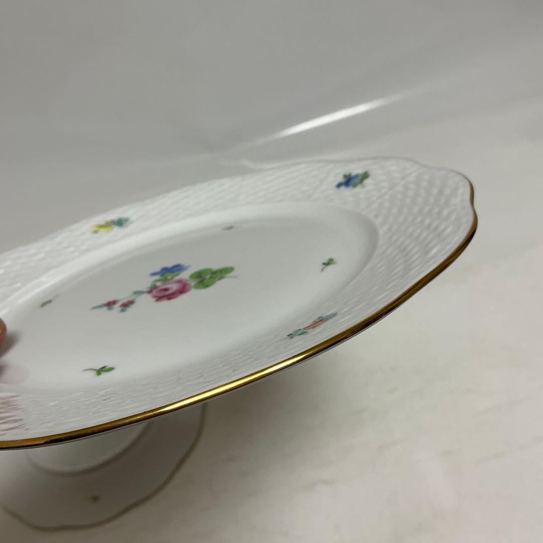 ako様　ヘレンド　南京ブーケ　NB シリーズ　プレート　型番517 花柄波型皿