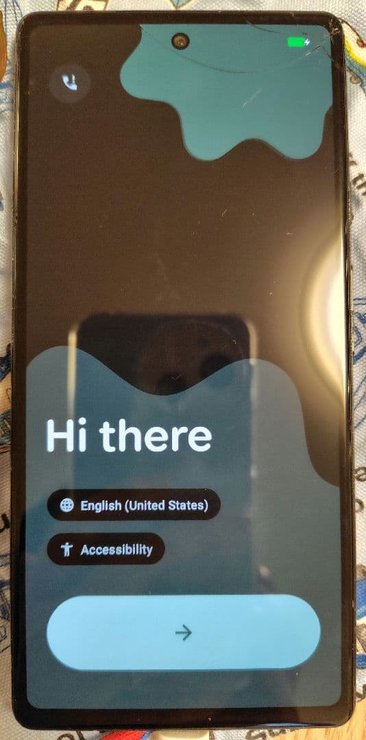 Google Pixel 6a　simフリー　ケーブル無し　画面割れ