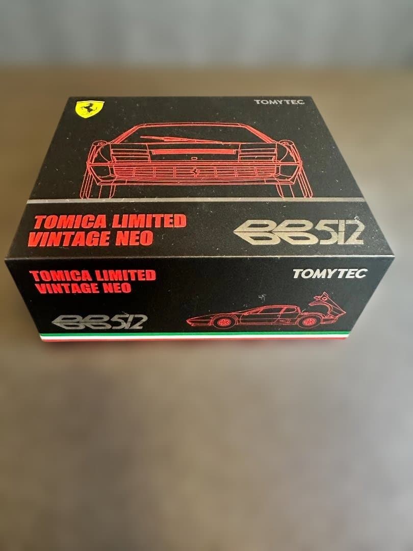 【未使用・トミカリミテッドヴィンテージネオ】フェラーリ 512 BB（赤/黒）