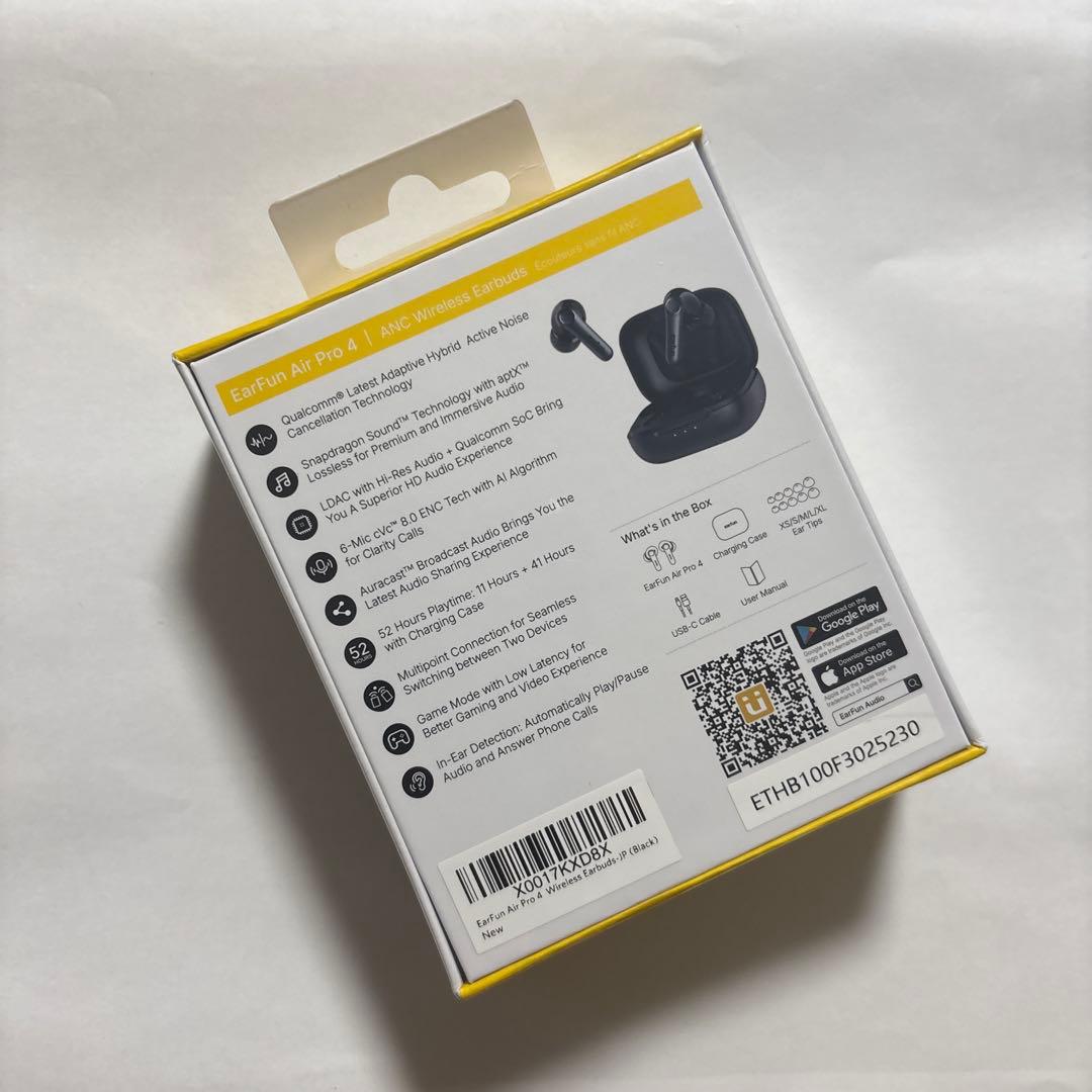 （新品未開封）EarFunAirPro4ワイヤレスイヤホン ULTRAANC