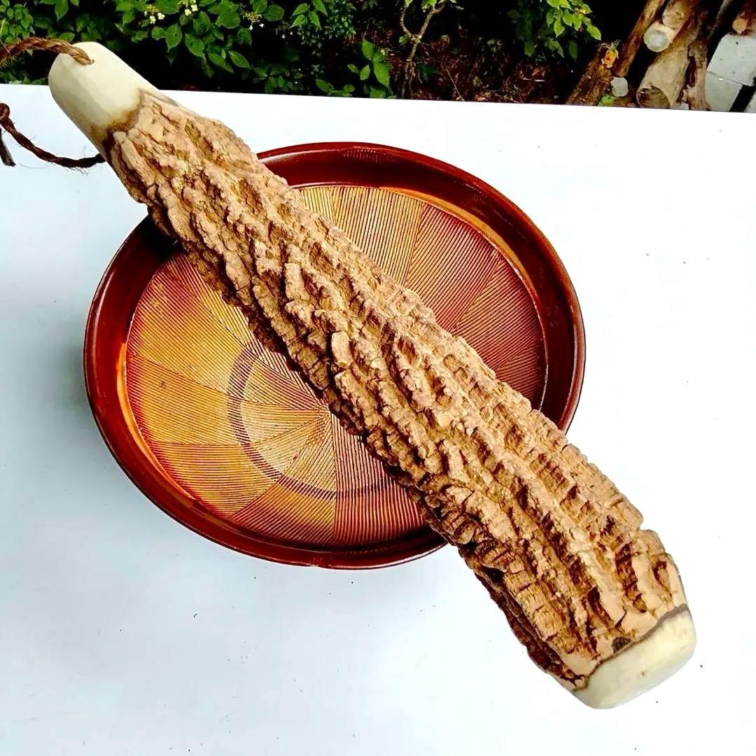 59♦️極上品　プロ用特大すりこぎ棒　天然本山椒　♦️超極太6.3cm 国産山椒の木