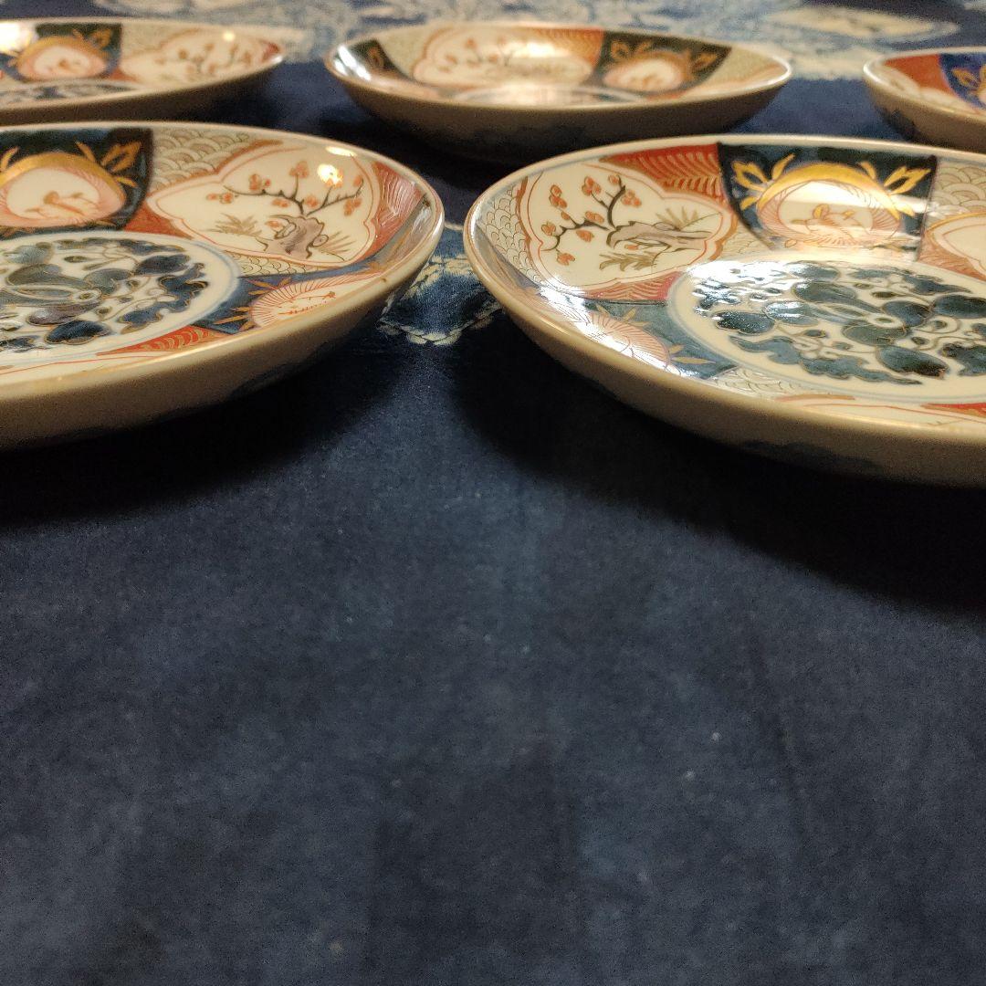古伊万里　平皿　５枚組