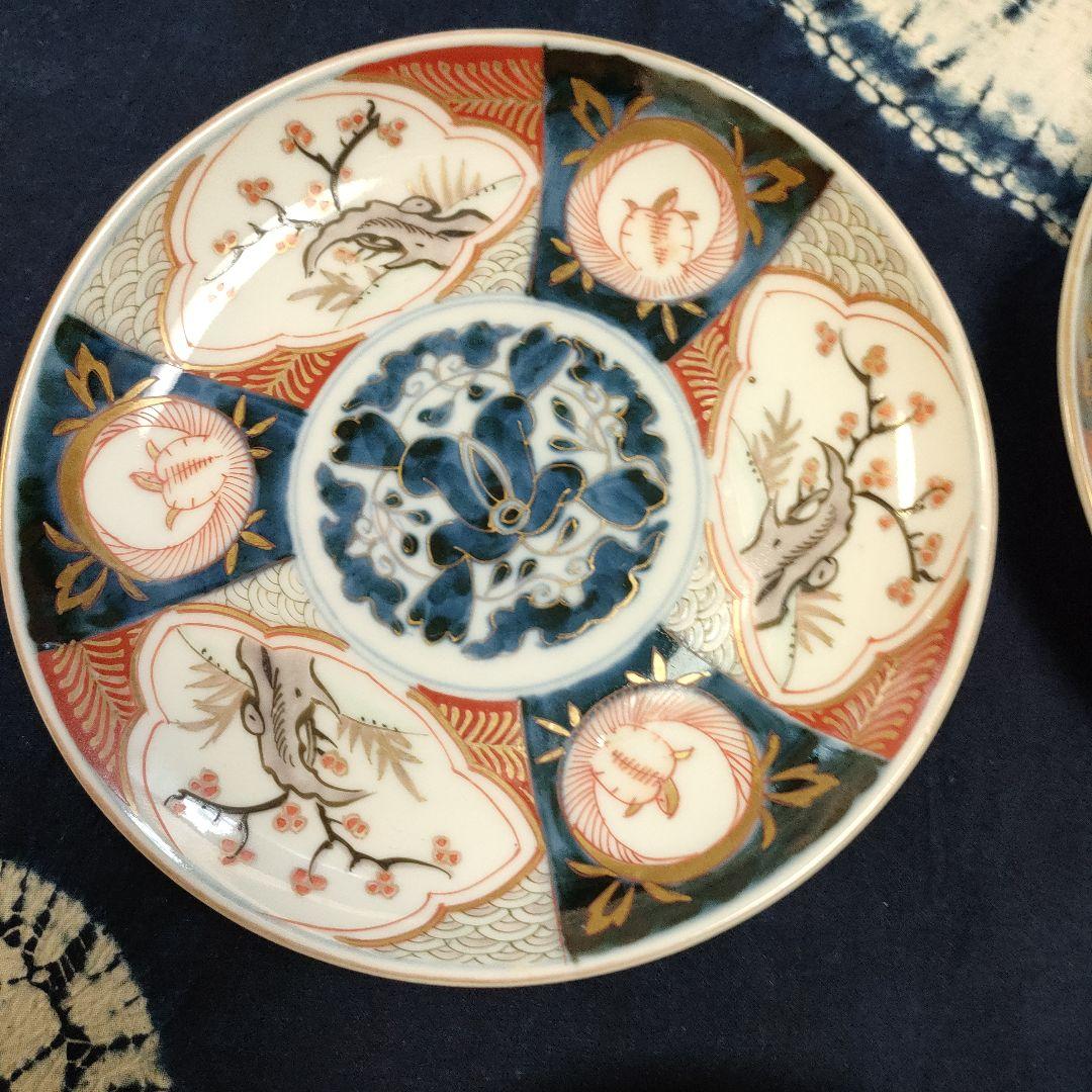 古伊万里　平皿　５枚組