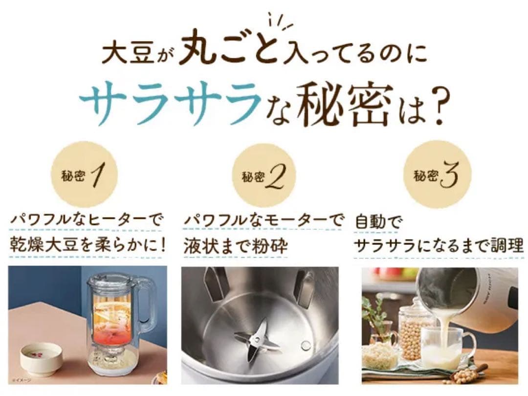 【新品:未使用:未開封】SOY RICH 完全豆乳メーカー