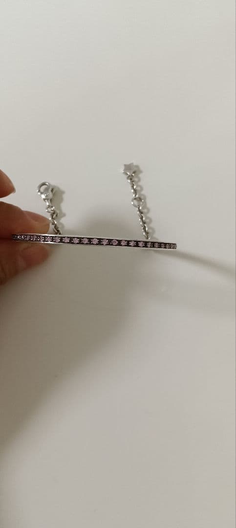 希少 STAR JEWELRY スター　 キラキラ シルバー925 バングル