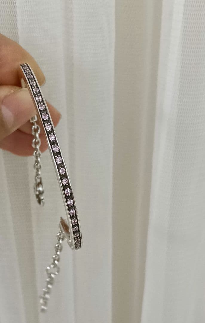 希少 STAR JEWELRY スター　 キラキラ シルバー925 バングル