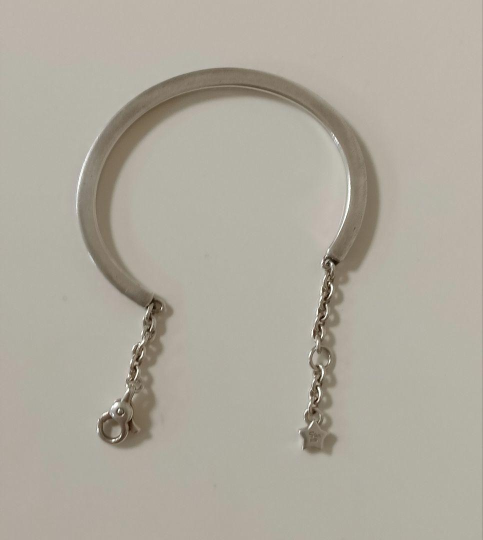 希少 STAR JEWELRY スター　 キラキラ シルバー925 バングル