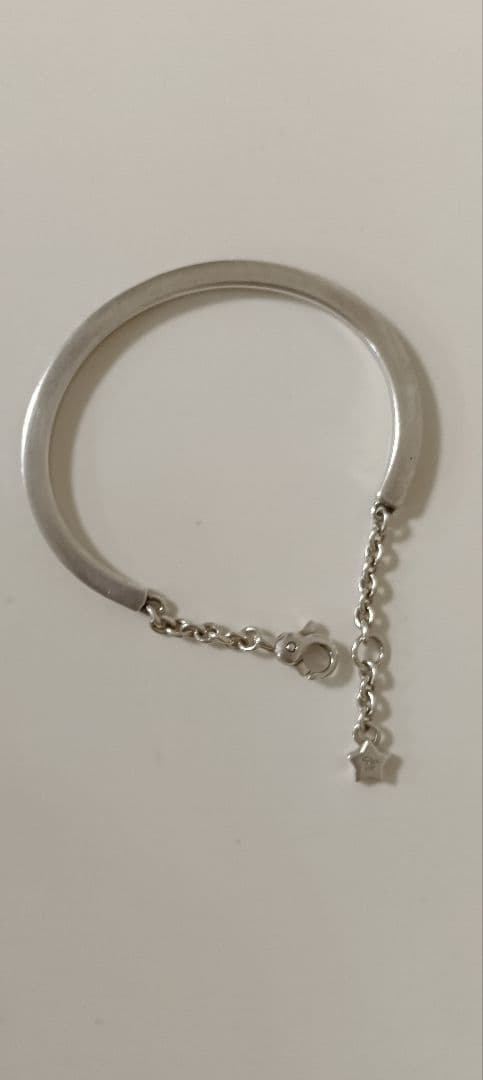 希少 STAR JEWELRY スター　 キラキラ シルバー925 バングル