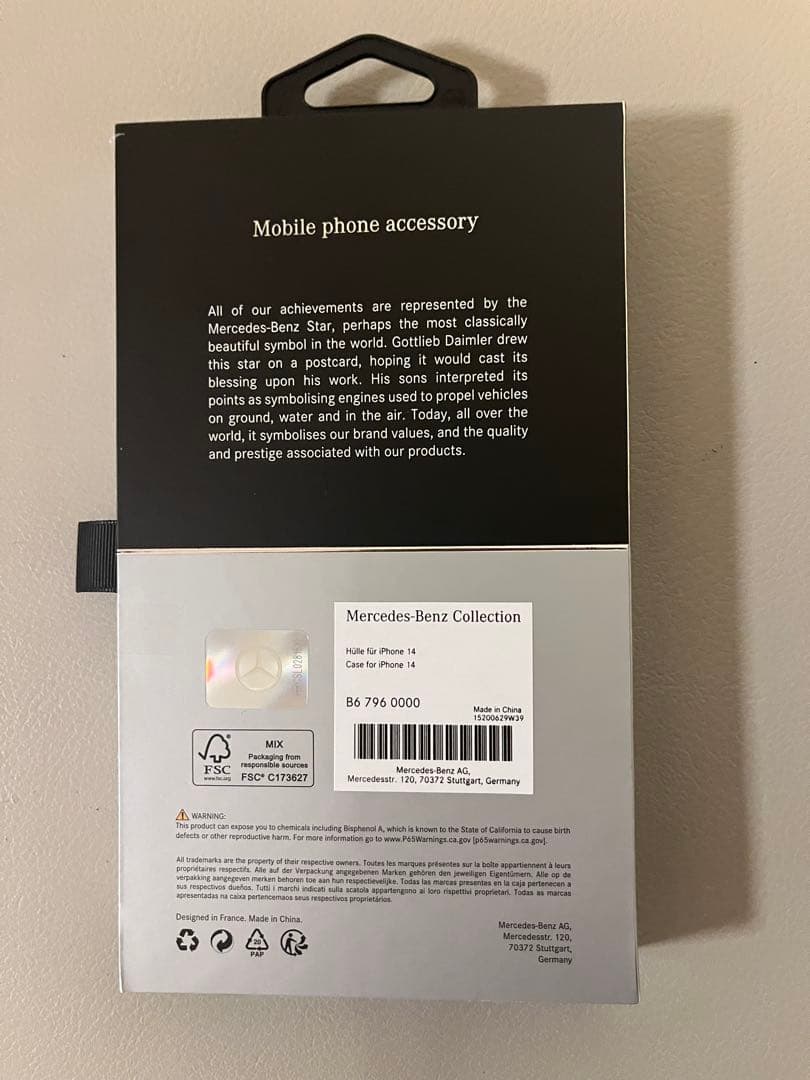 【新品未使用】Mercedes-Benz iPhone14 ケース 純正品