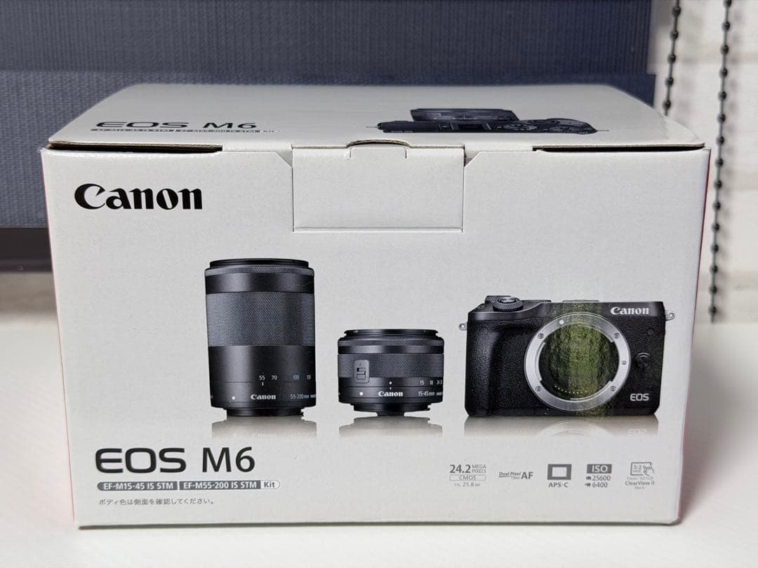 Canon EOS M6 ミラーレス一眼 ダブルズームEVFキット