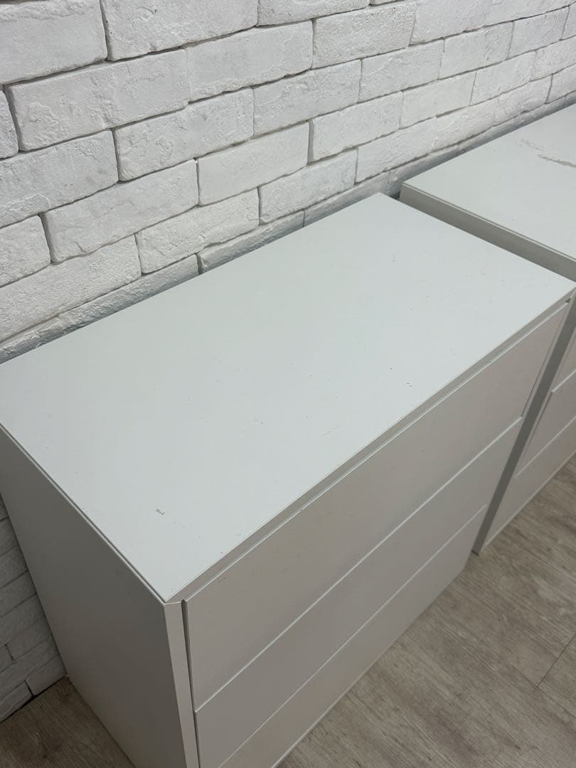 【東京都23区配送無料】IKEA タンス　チェスト　棚　キャビネット　2個セット