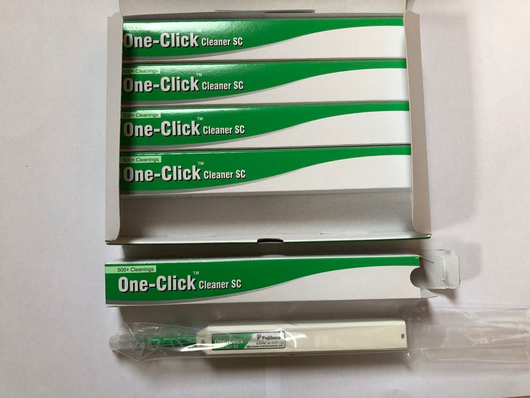 光ファイバー　コネクタクリーナー フジクラ　One-Click SC 1箱5本入