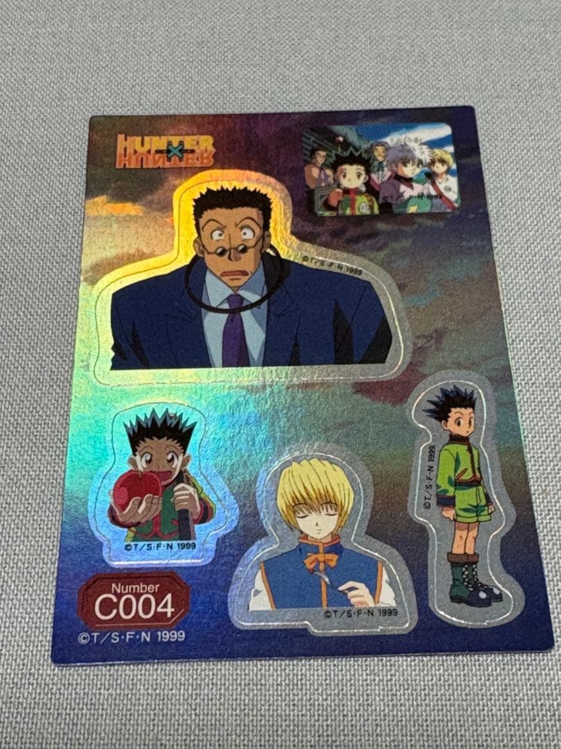 HUNTER×HUNTER 2000年製 カードシール18枚セット ヒソカ他