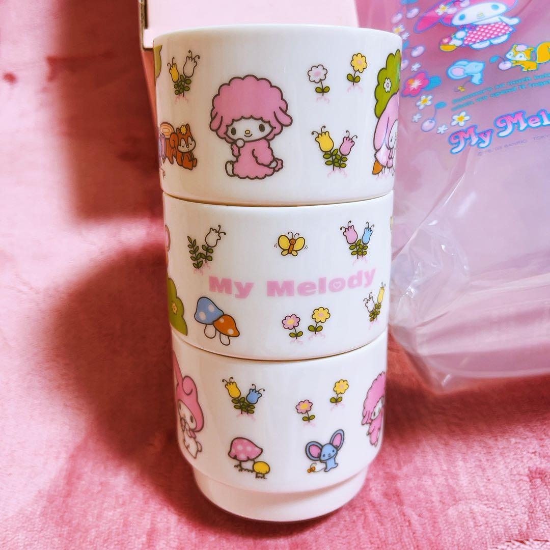 希少レア　マイメロディ　スタッキングマグ　ティーポット　2003 サンリオ