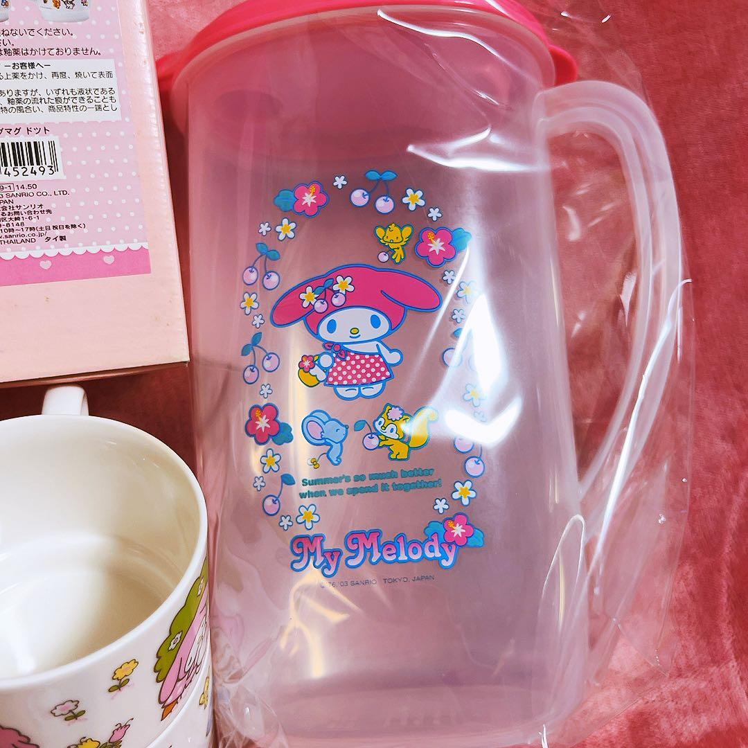 希少レア　マイメロディ　スタッキングマグ　ティーポット　2003 サンリオ