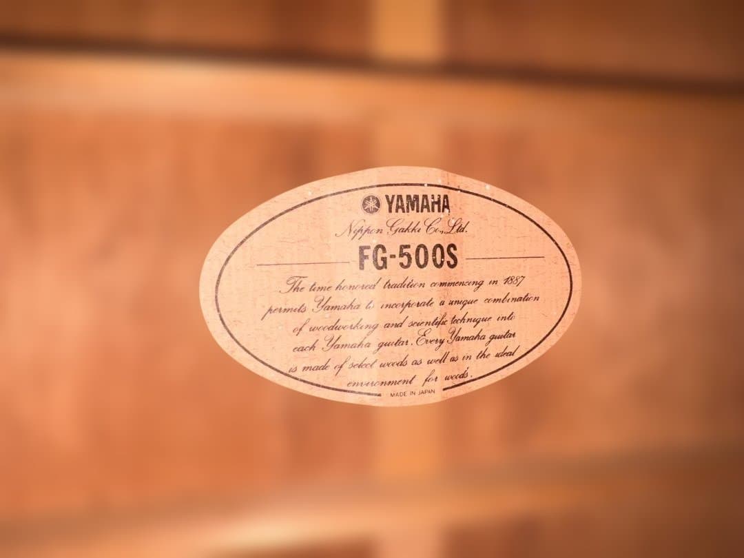 ★第4弾ヤマハ流ハミングバードスタイルFG-500S！ 超激鳴・超美品・訳有★