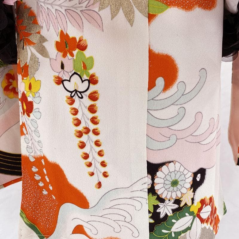 509ag8,601ax12◎七五三 三歳 女の子 アンティーク着物のみ◎