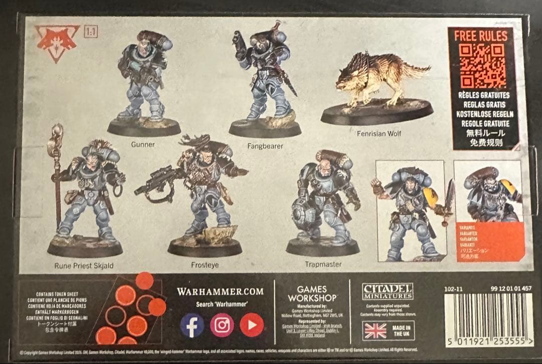 ウォーハンマー40,000キルチーム：ウルフスカウト」のボックスセットです。﻿