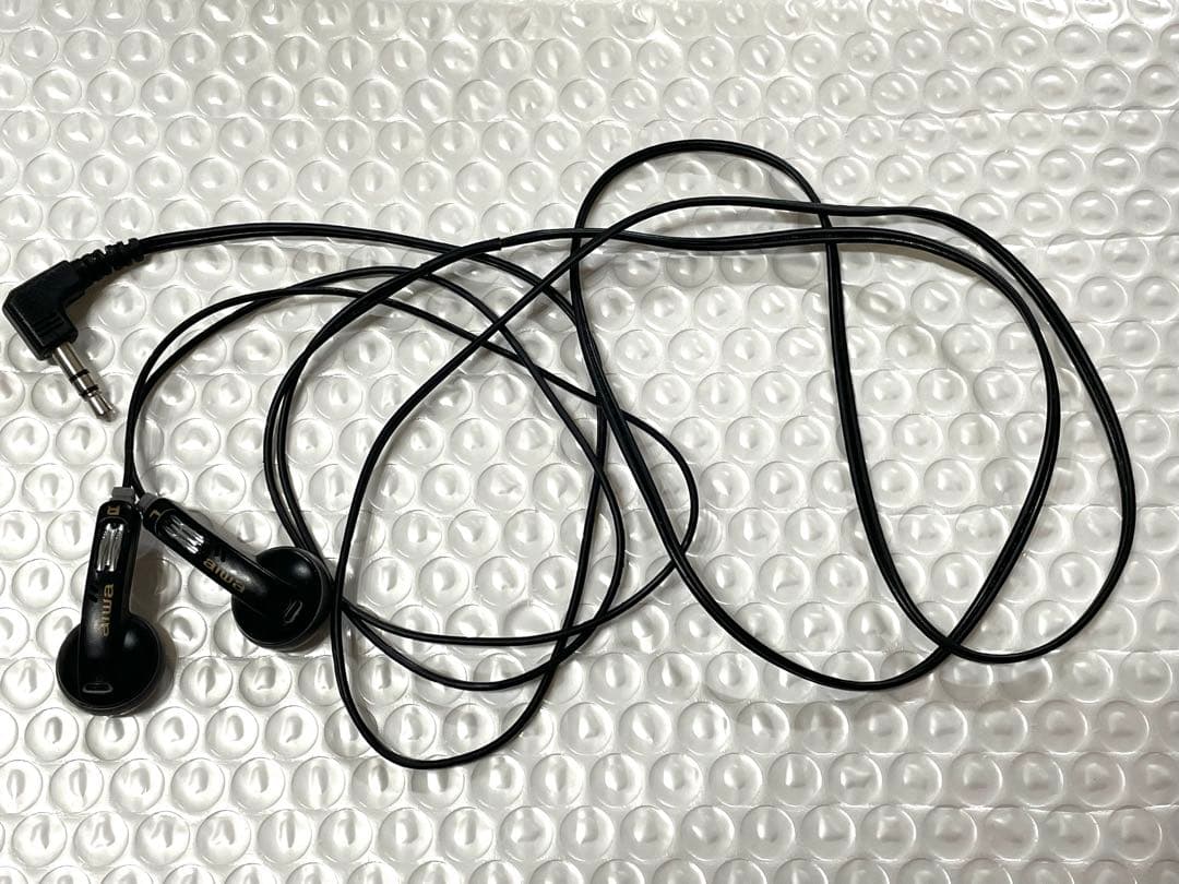 外観美品　AIWA パイプホン　レトロ　ヴィンテージ　有線タイプイヤホン